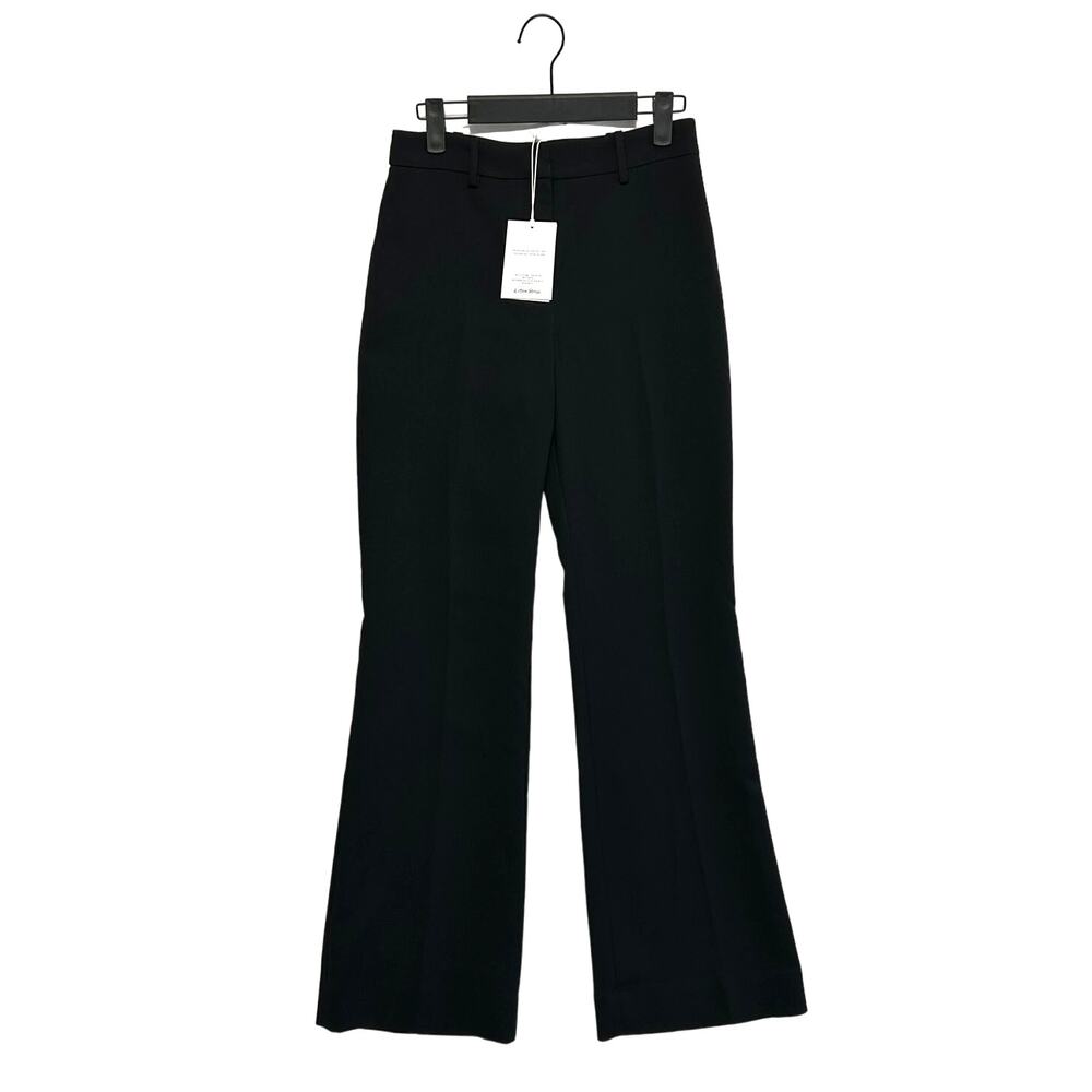 & Other Stories Flared Leg Trousers Dress Pants NWT Women's Sz 2 Black Classic